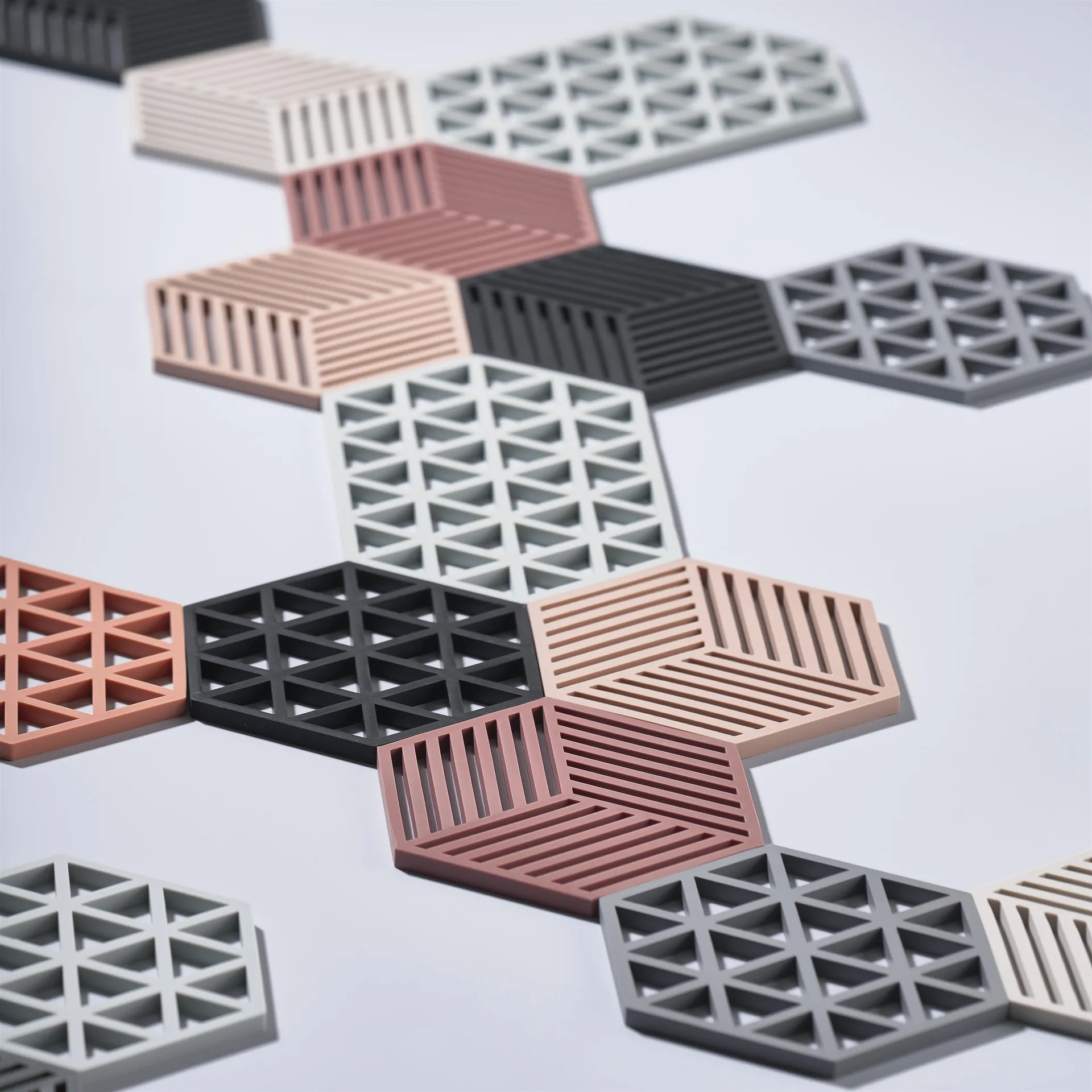 Triangle Topfuntersetzer, Schwarz Zone Denmark