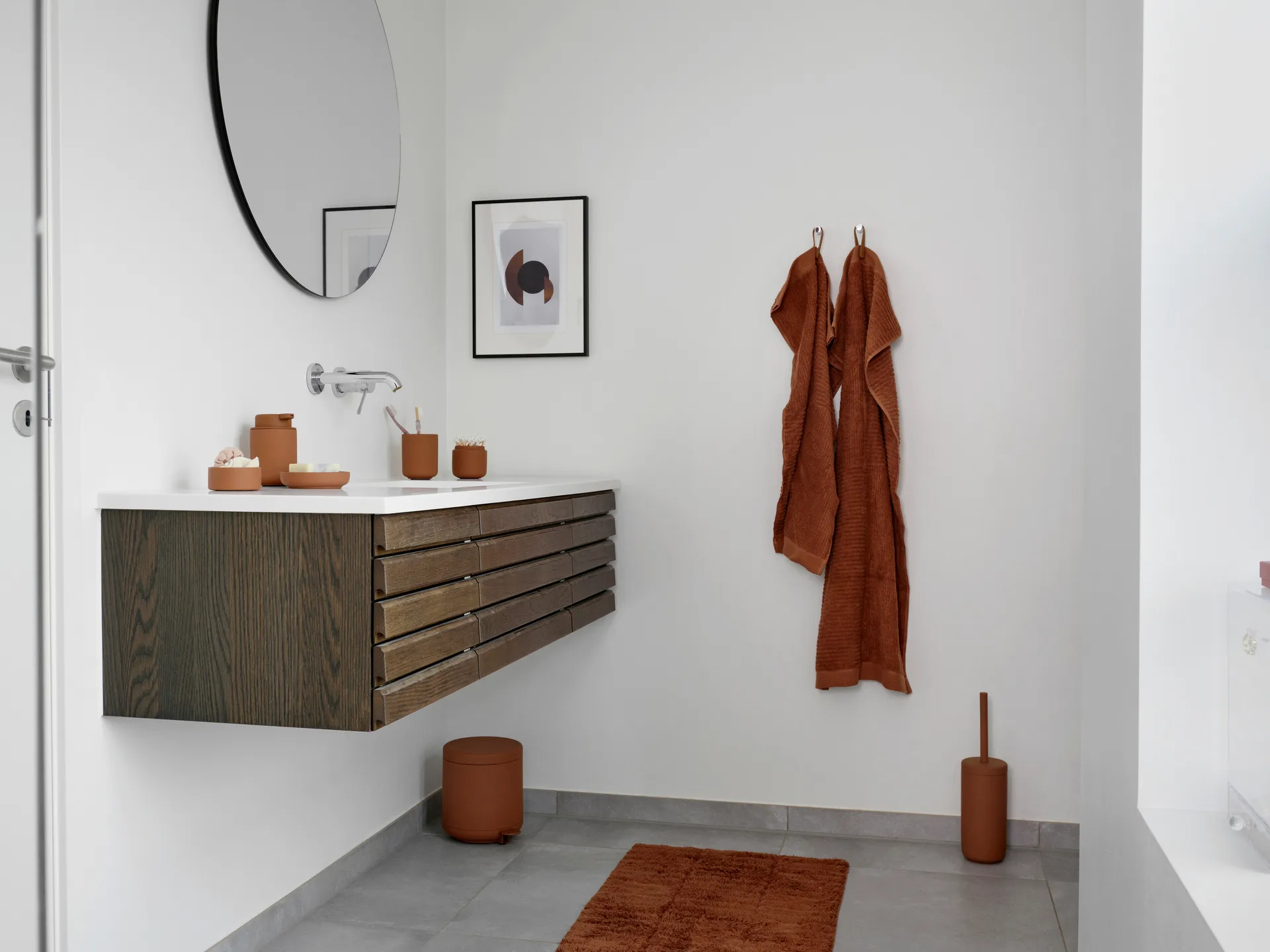 Ume Toilettenbürste, Terracotta Zone Denmark