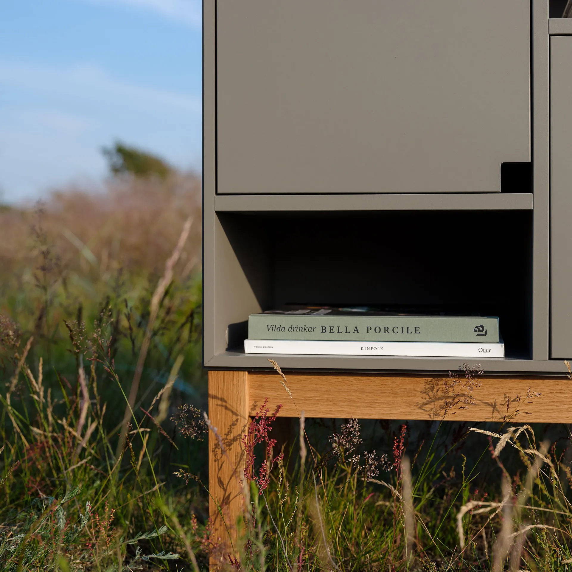 Citti 6 x 3 Schrank, Mole grey-Eichenstativ matt lackiert Zweed