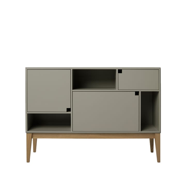 Citti 6 x 3 Schrank - Mole grey-Eichenstativ matt lackiert - Zweed