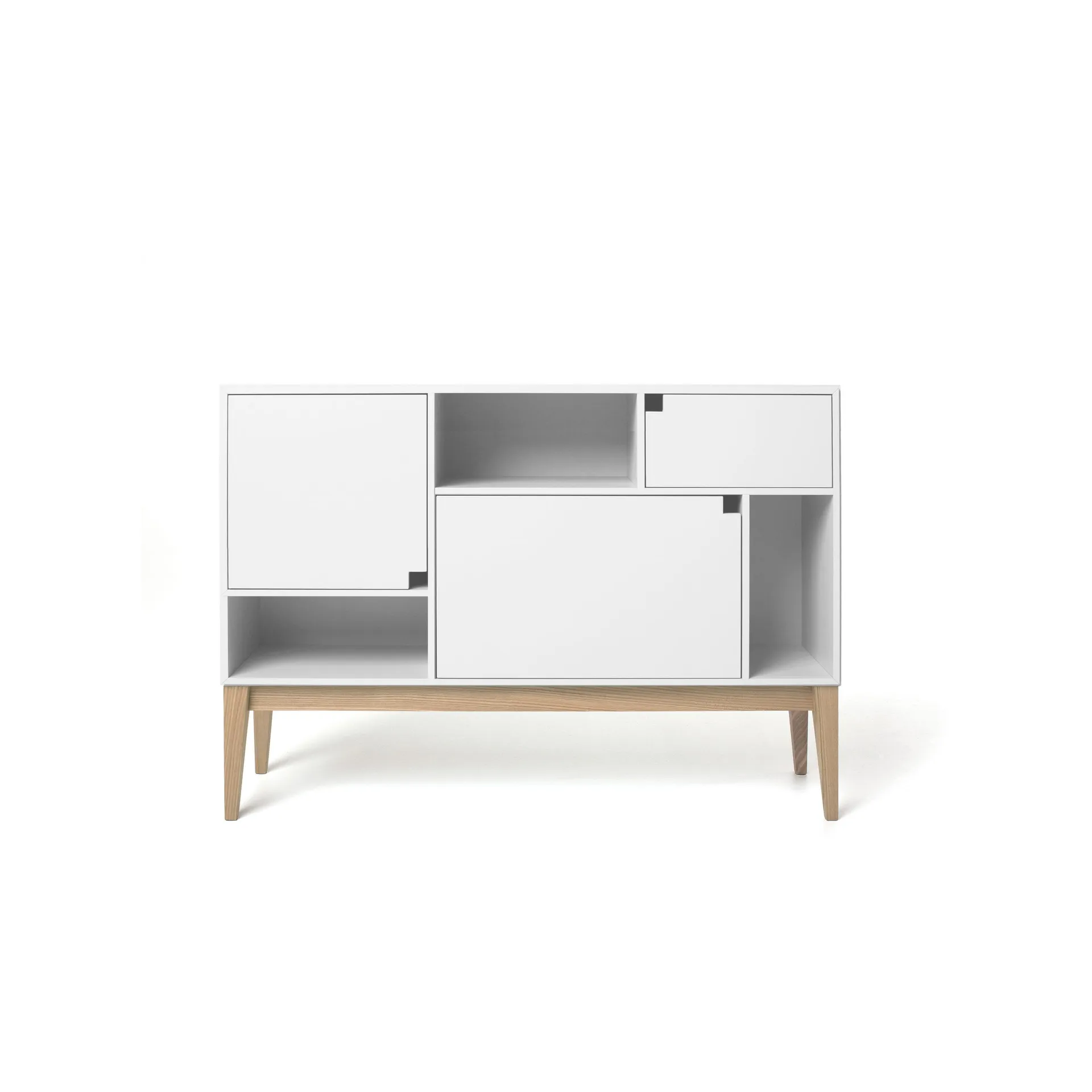 Citti 6 x 3 Schrank, White, eichengestell matt lackiert Zweed