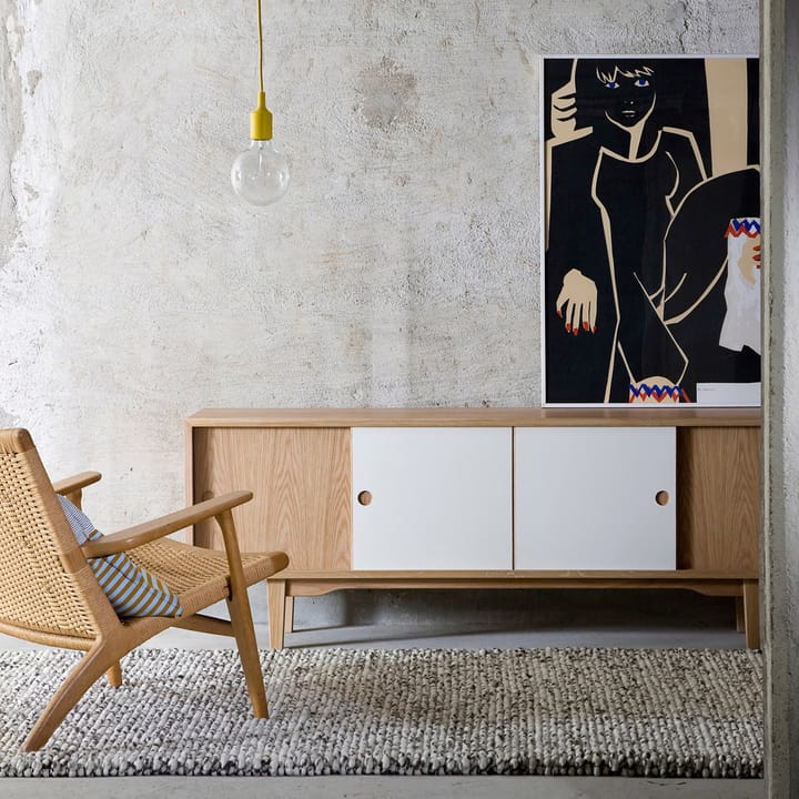 Moodi 180 Sideboard - Grau/weiß, Eiche - Zweed