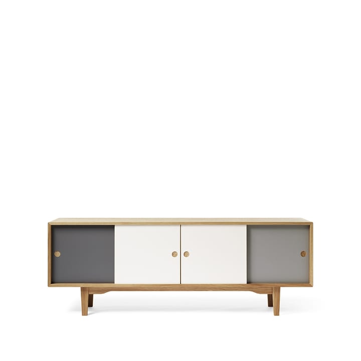 Moodi 180 Sideboard - Grau/weiß, Eiche - Zweed