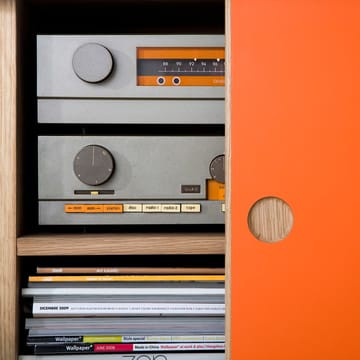 Moodi 180 Sideboard - Orange/weiß, Eiche - Zweed