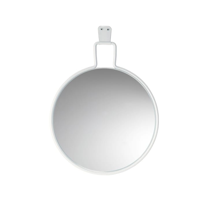 Flora Spiegel - Weiß, ø60cm - Zwilling