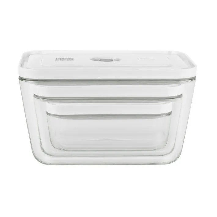 Fresh & save Vakuum Lunchbox 3-teilig, Borosilikatglas Zwilling
