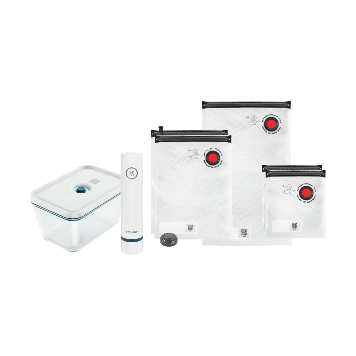 Zwilling La-Mer Vakuum Starterset Glas 7 Teile