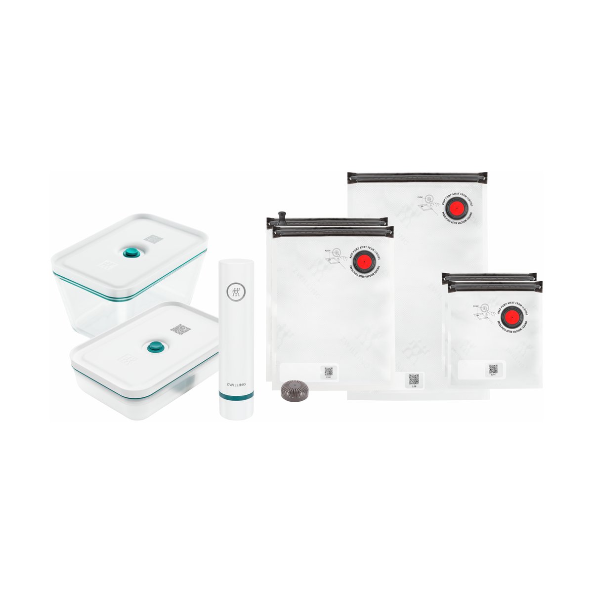 Zwilling La-Mer Vakuum Starterset Glas 8 Teile