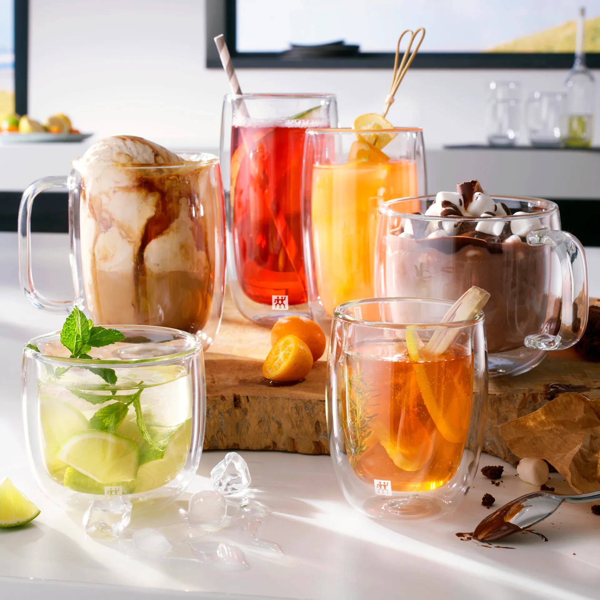 Sorrento Latte Macchiato Glas 2er Pack, 2er Pack Zwilling