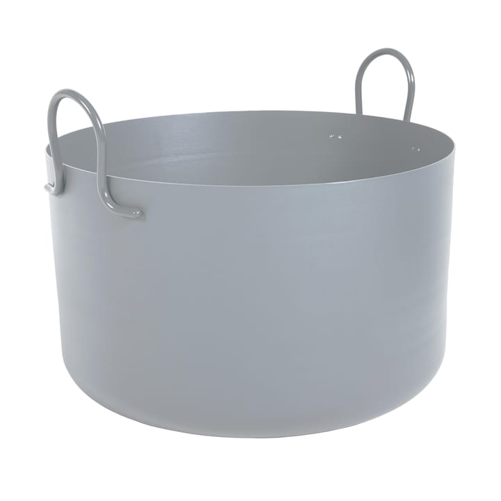 Tivoli Blumentopf 30cm niedrig - Hellgrau - Zwilling