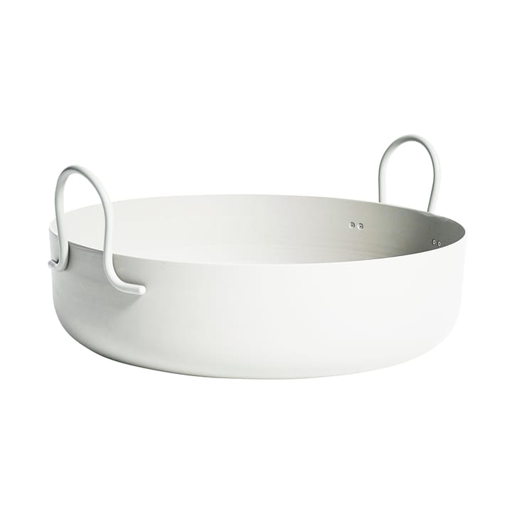 Tivoli Blumentopf 50cm niedrig - Weiß - Zwilling