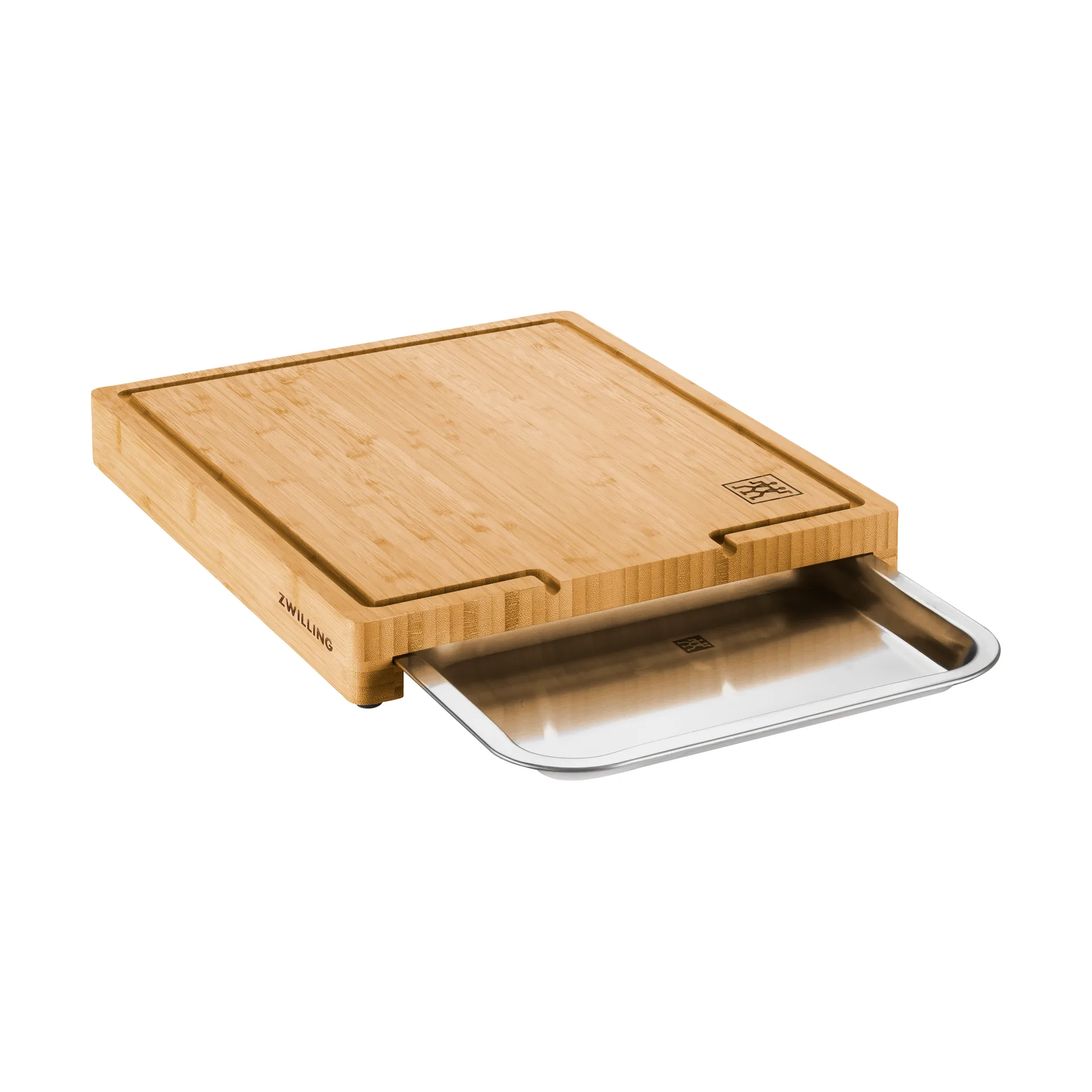 Zwilling BBQ+ Schneidbrett mit Auffangschale Bambus, 39x30 cm Zwilling