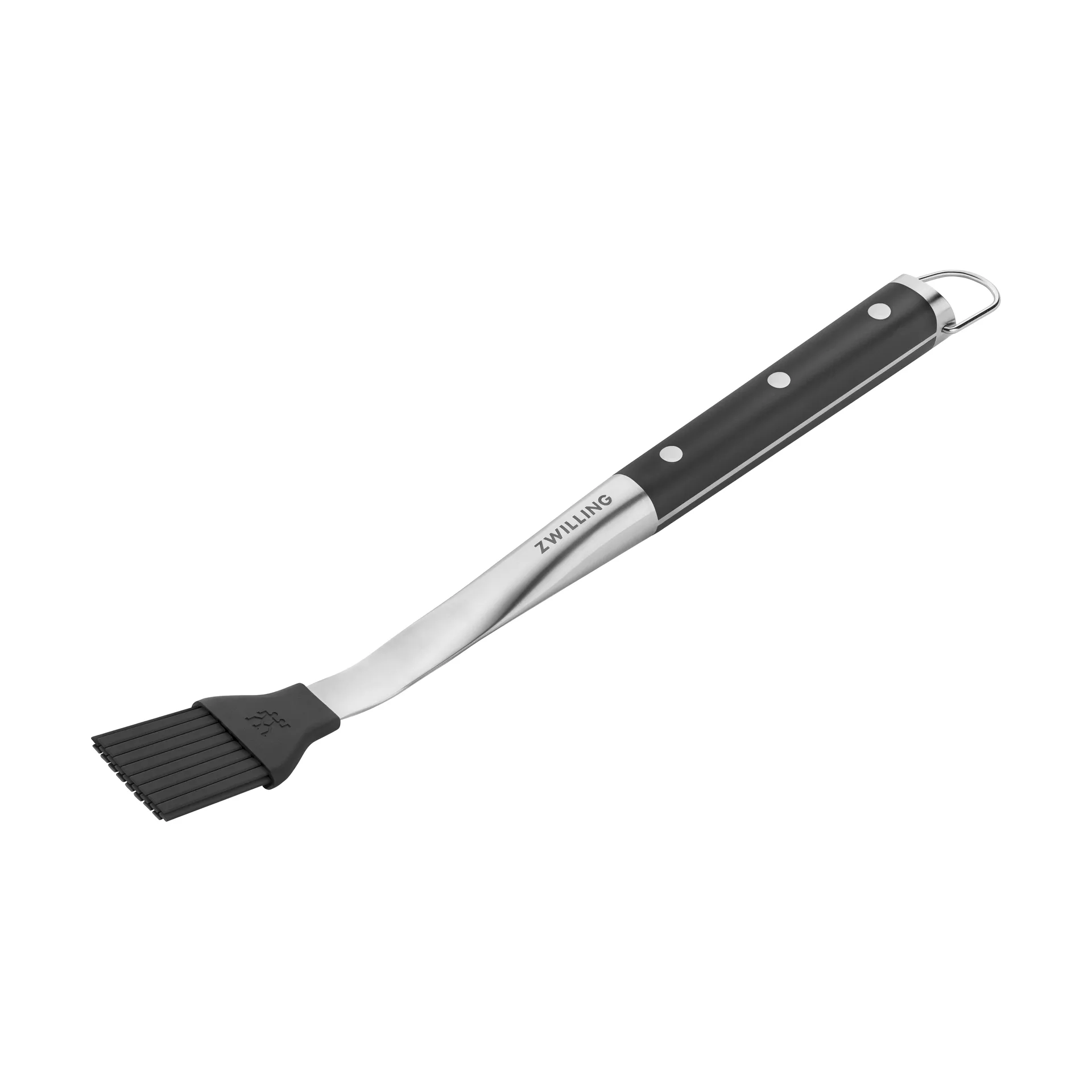 Zwilling BBQ+ Silikonpinsel 41 cm, Schwarz-Edelstahl Zwilling