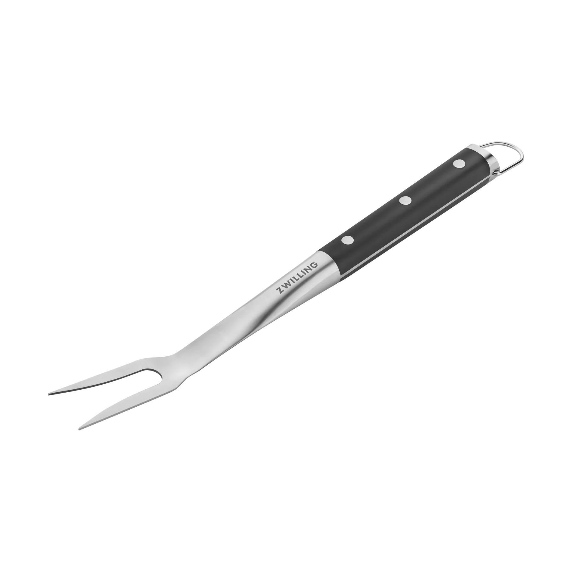 Zwilling BBQ+ Tranchiergabel 41 cm, Schwarz-Edelstahl Zwilling