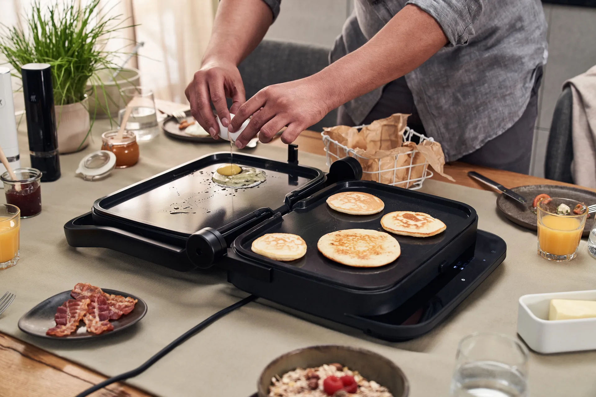 Zwilling Enfinigy Brat-/Teppanyaki-Platte 2er-Pack, Schwarz Zwilling