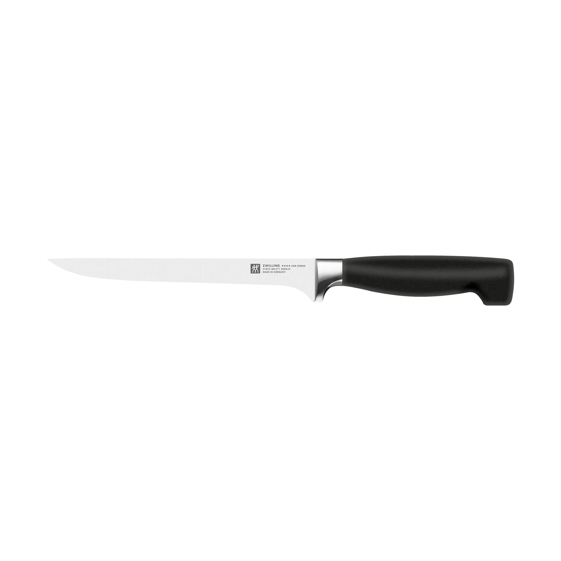 Zwilling Four star Filiermesser 18 cm, Schwarz-Edelstahl Zwilling