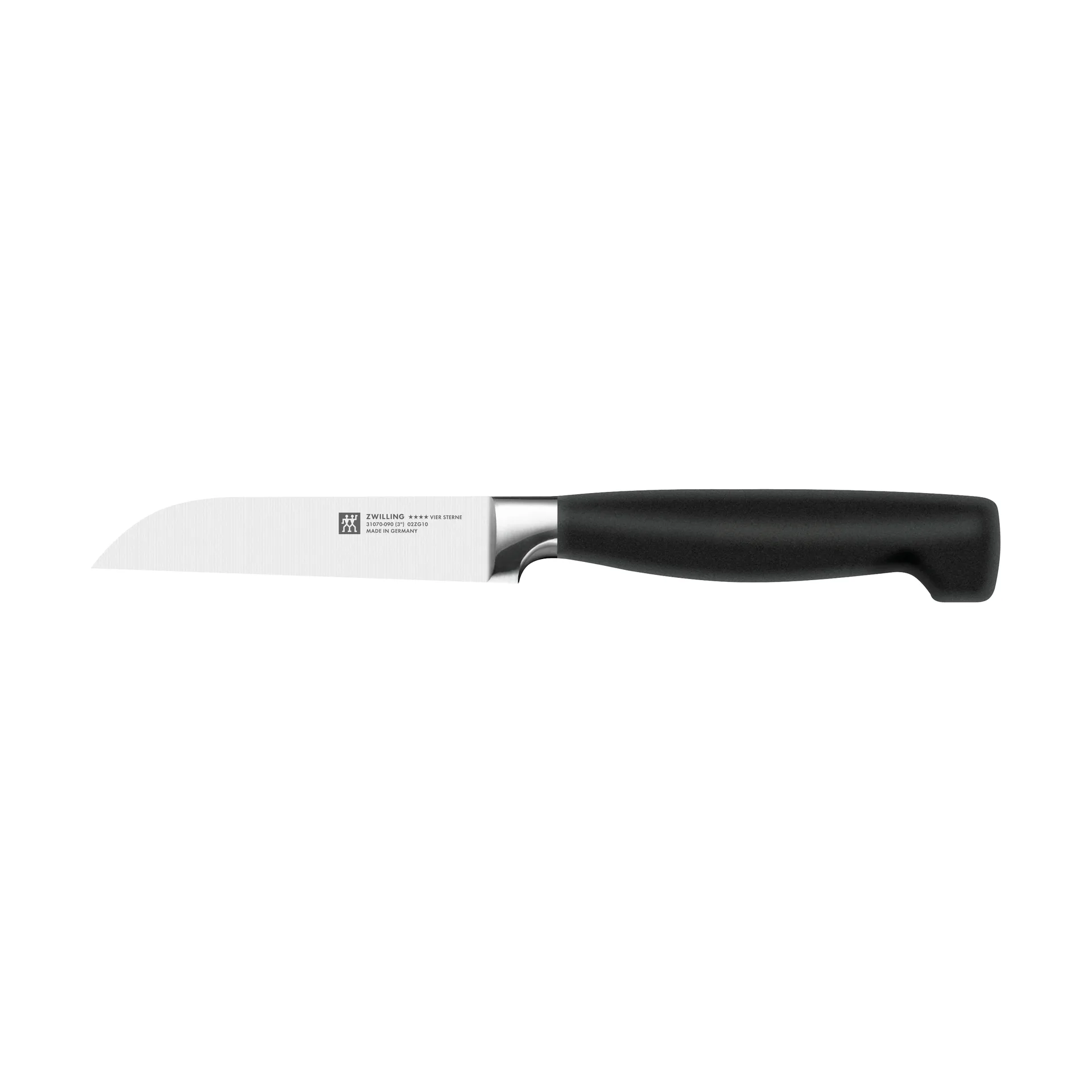 Zwilling Four star Gemüsemesser 8 cm, Schwarz-Edelstahl Zwilling