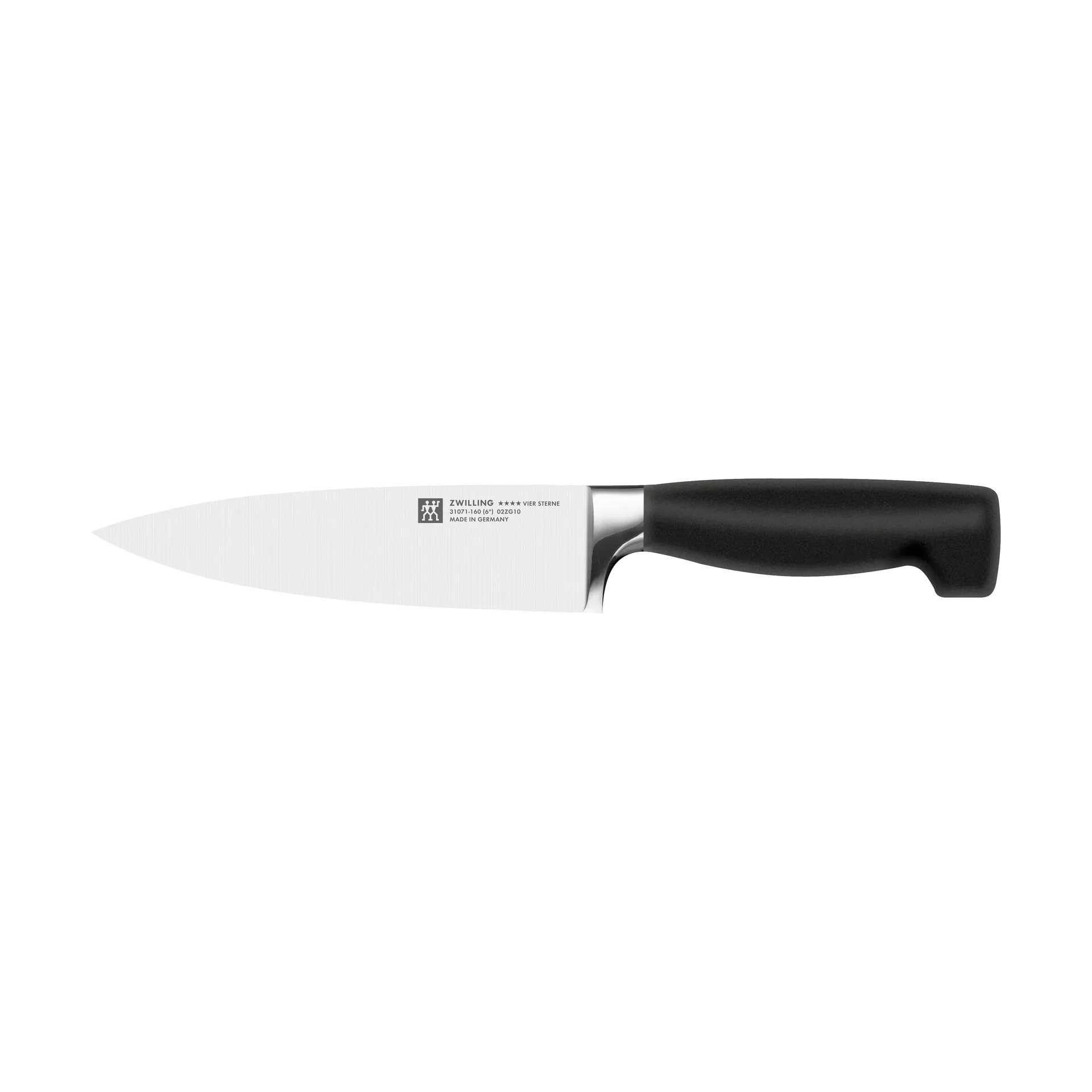 Zwilling Four star Kochmesser 16 cm, Schwarz-Edelstahl Zwilling