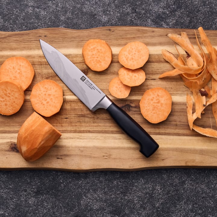 Zwilling Four star Kochmesser 16 cm, Schwarz-Edelstahl Zwilling