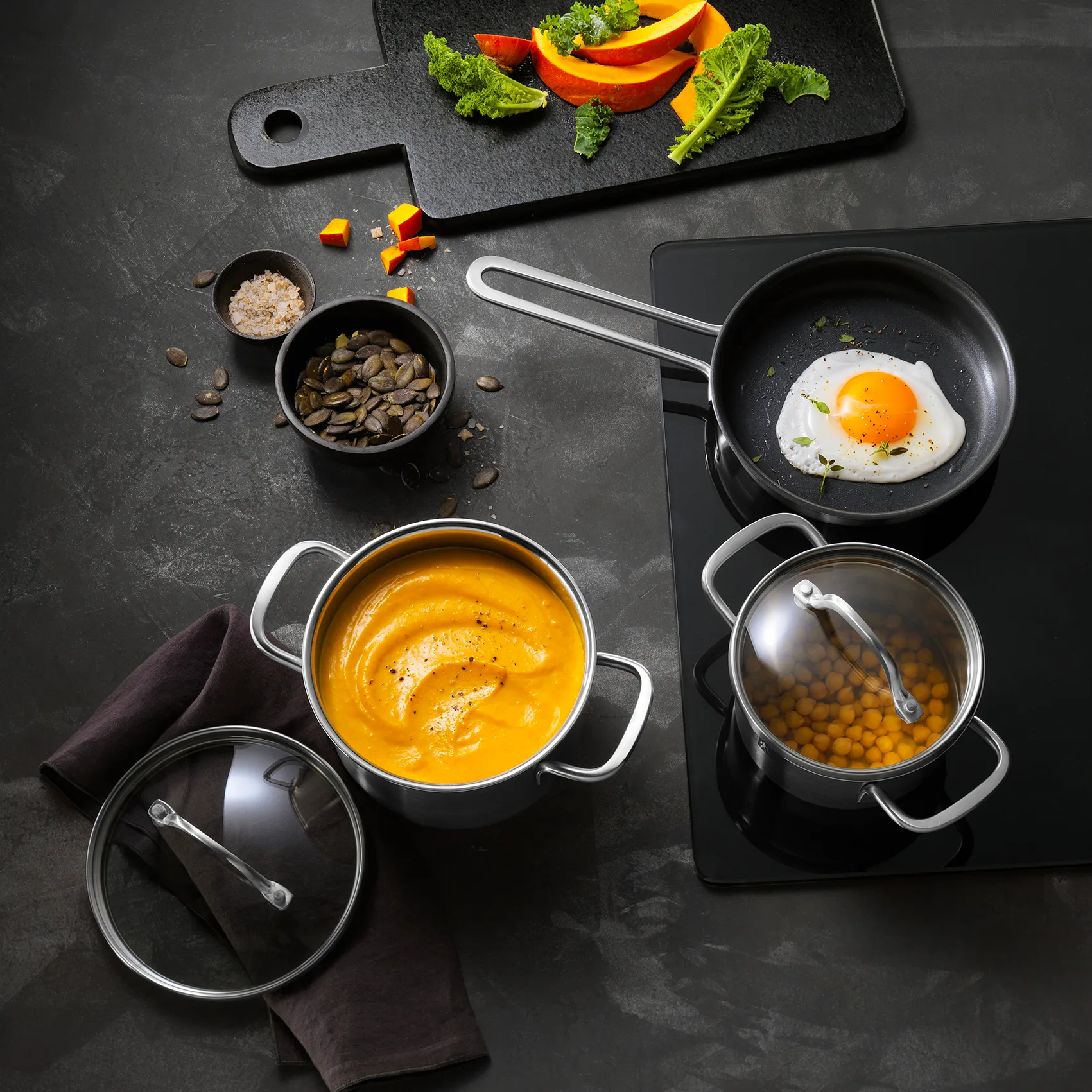 Zwilling Pico Pfanne 16cm, Silber-schwarz Zwilling