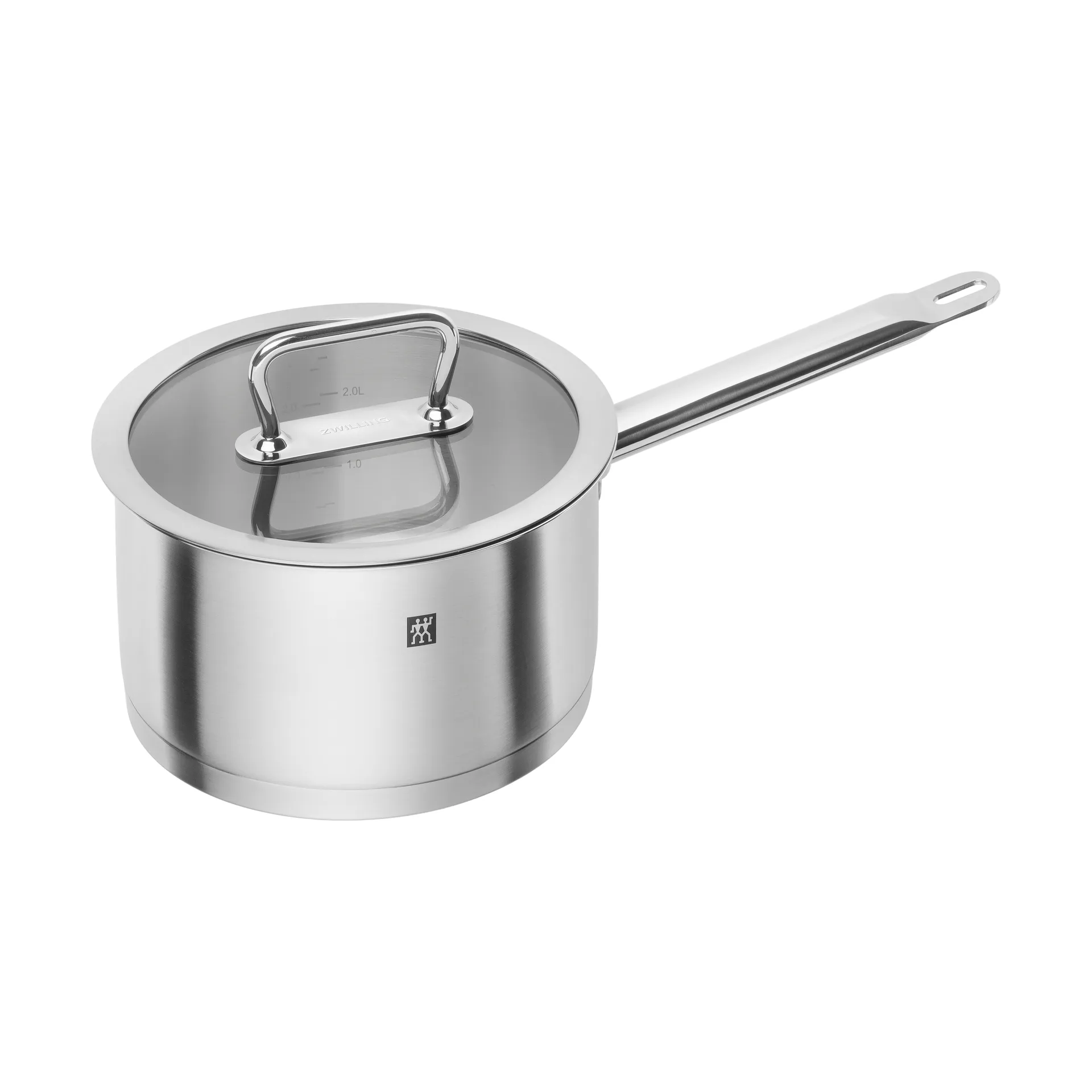 Zwilling Pro Kochtopf mit Glasdeckel Edelstahl, 3,1 L Zwilling