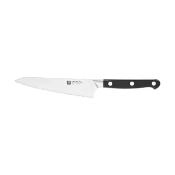 Zwilling Pro kompakt  gezacktes Kochmesser 14 cm - Schwarz-Edelstahl - Zwilling