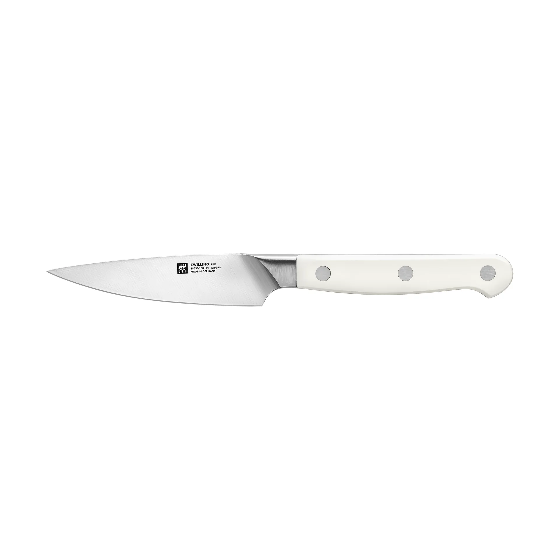 Zwilling Pro le Blanc Schälmesser 10 cm, Weiß-Edelstahl Zwilling