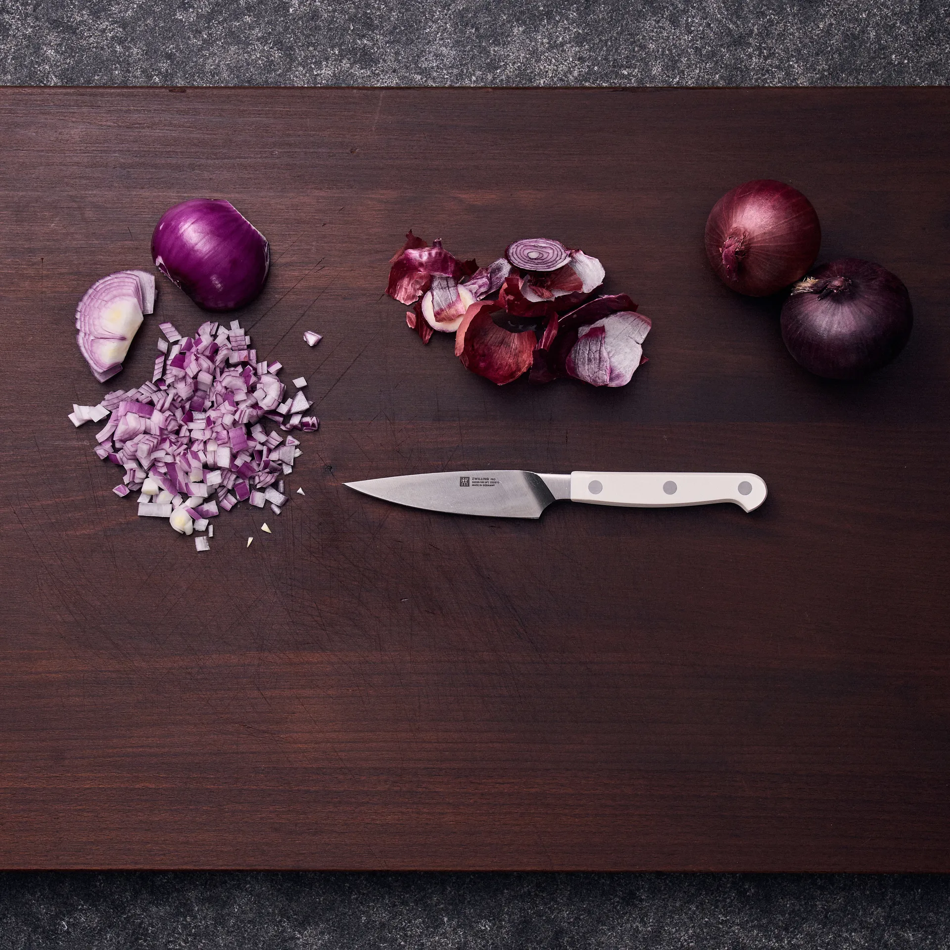 Zwilling Pro le Blanc Schälmesser 10 cm, Weiß-Edelstahl Zwilling