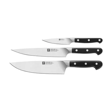 Zwilling Pro Messerset 3-teilig - Schwarz-Edelstahl - Zwilling
