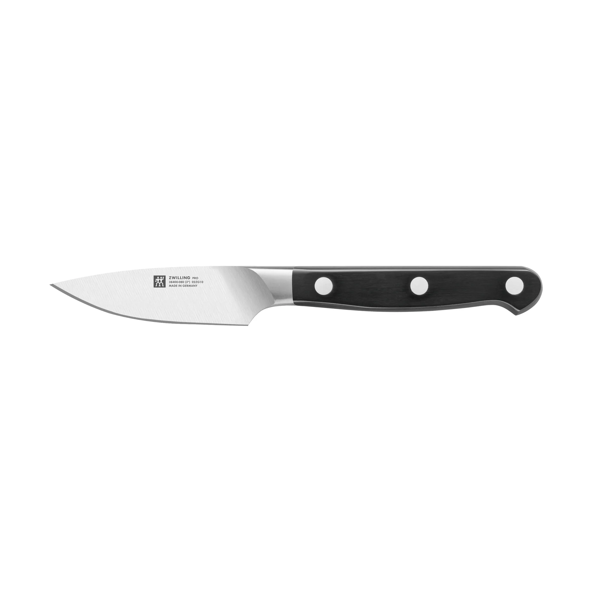 Zwilling Pro Schälmesser 8 cm, Schwarz-Edelstahl Zwilling