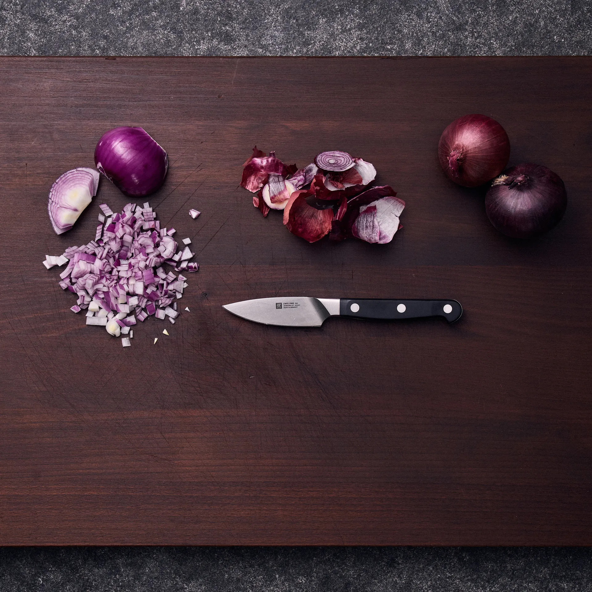 Zwilling Pro Schälmesser 8 cm, Schwarz-Edelstahl Zwilling