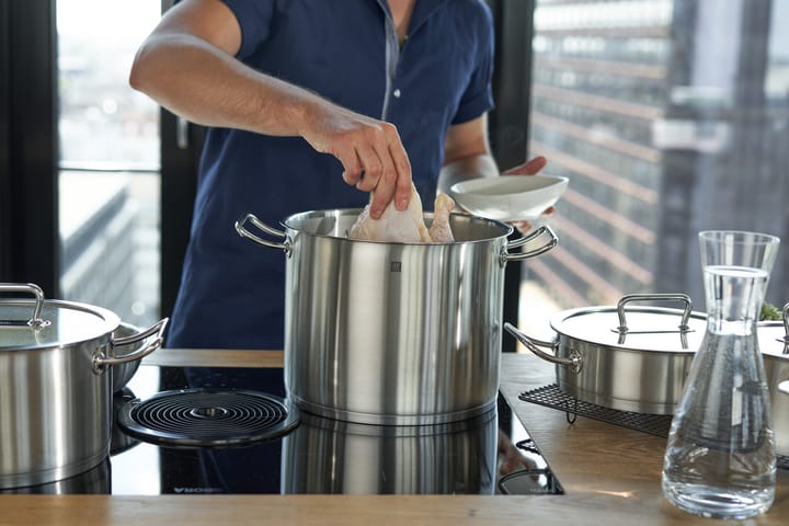 Zwilling pro Topf hoch mit Glasdeckel, 13,3 L Zwilling