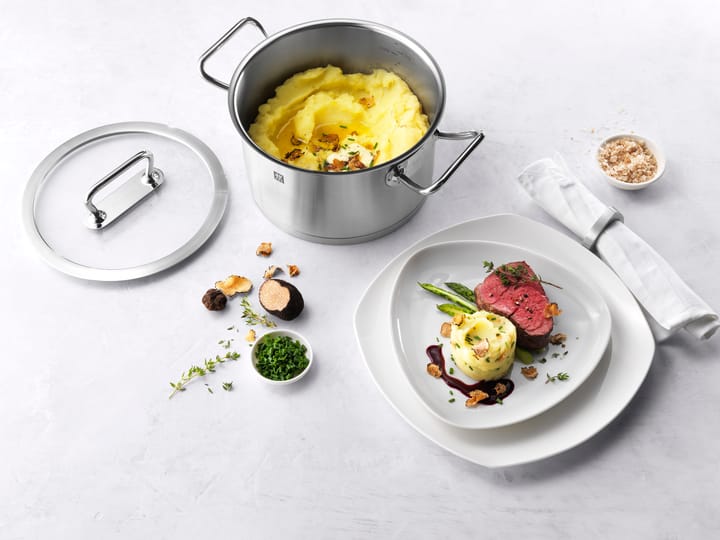 Zwilling Pro Topf mit Glasdeckel Edelstahl, 3,1 L Zwilling
