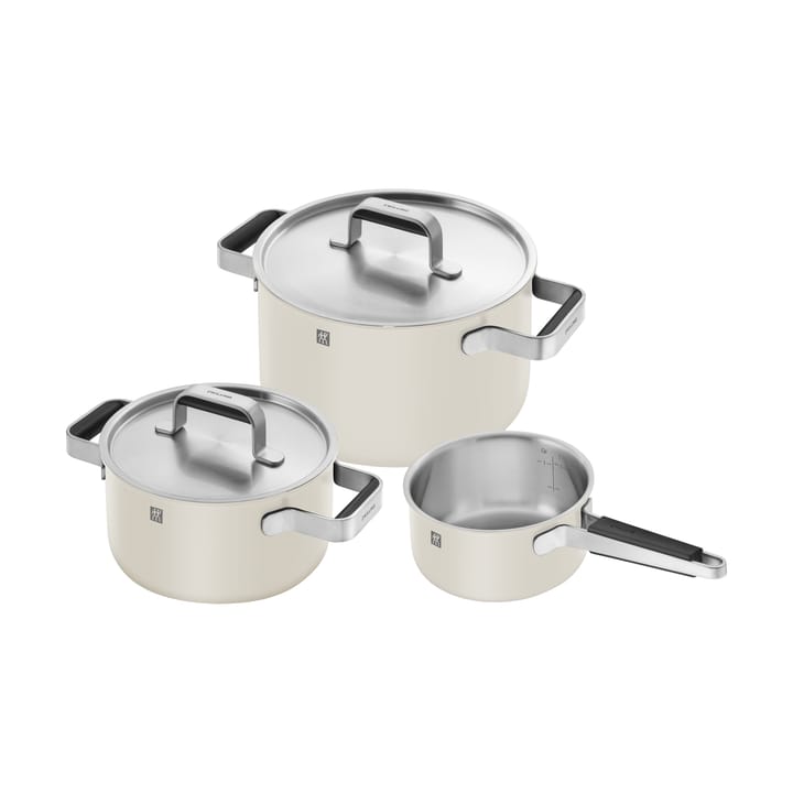 Zwilling Pure Topfset 5-teilig, Elfenbeinweiß Zwilling