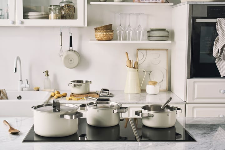 Zwilling Pure Topfset 5-teilig, Elfenbeinweiß Zwilling