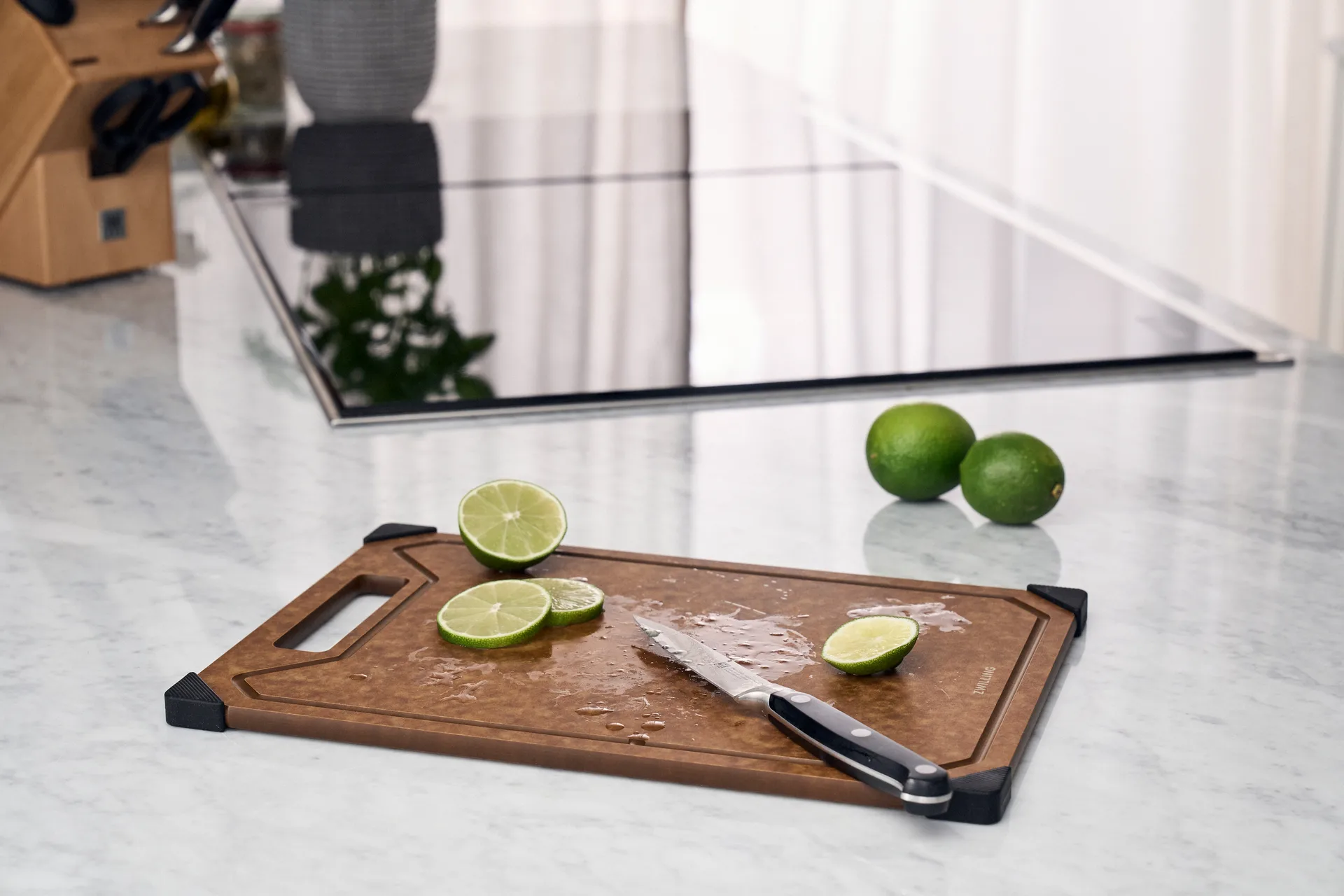 Zwilling Schneidebrett Holzfaser braun, M Zwilling