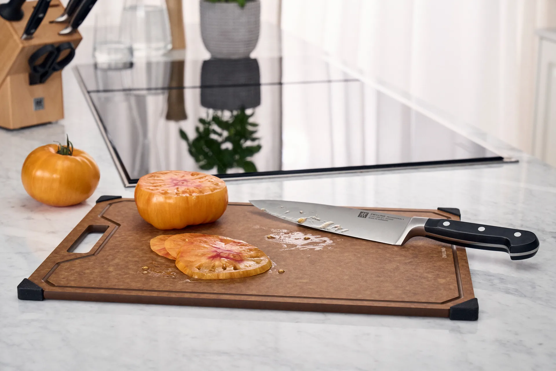 Zwilling Schneidebrett Holzfaser braun, S Zwilling