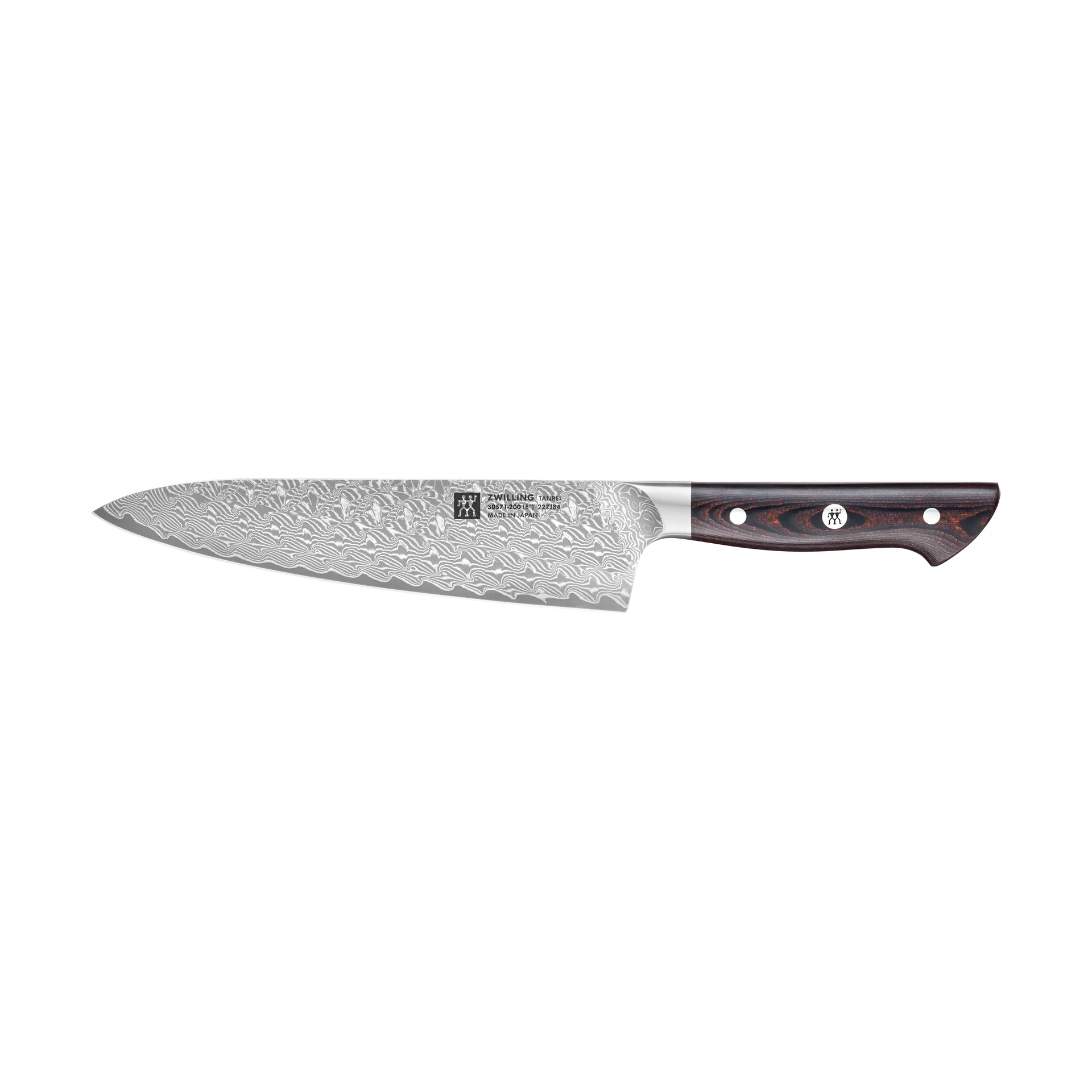 Zwilling Tanrei Kochmesser Gyutoh 20 cm, Damaskus-schwarz Zwilling