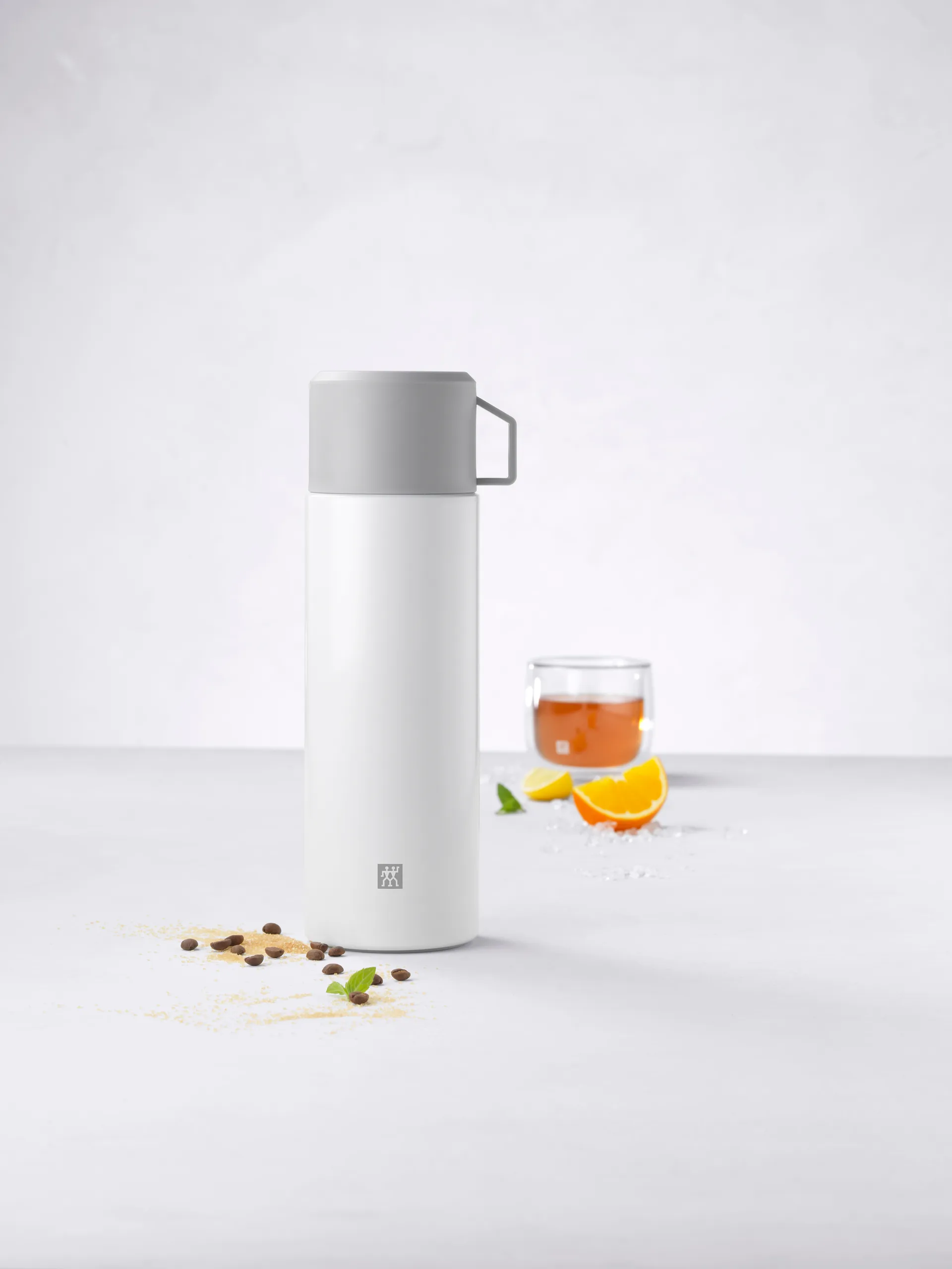 Zwilling Thermo Thermosflasche 1 L, Silber-weiß Zwilling
