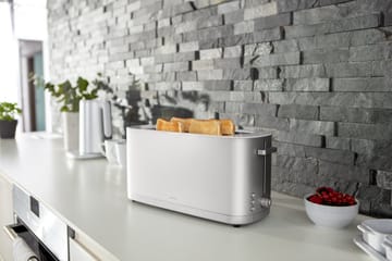 Zwilling Toaster mit Warmhaltefunktion 2 lange Schlitzen - Silber - Zwilling
