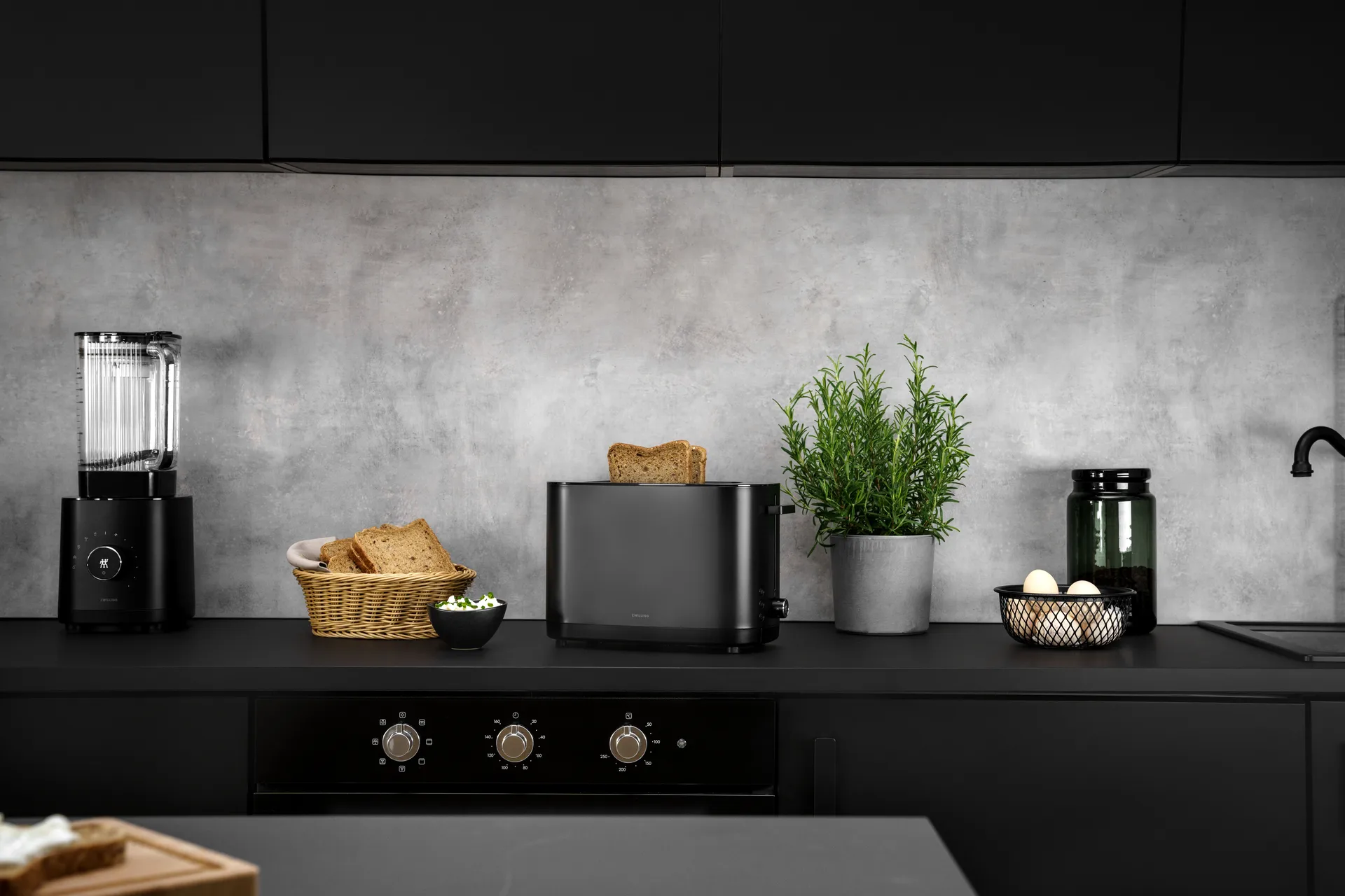 Zwilling Toaster mit Warmhaltefunktion 2 Schlitzen, Schwarz Zwilling