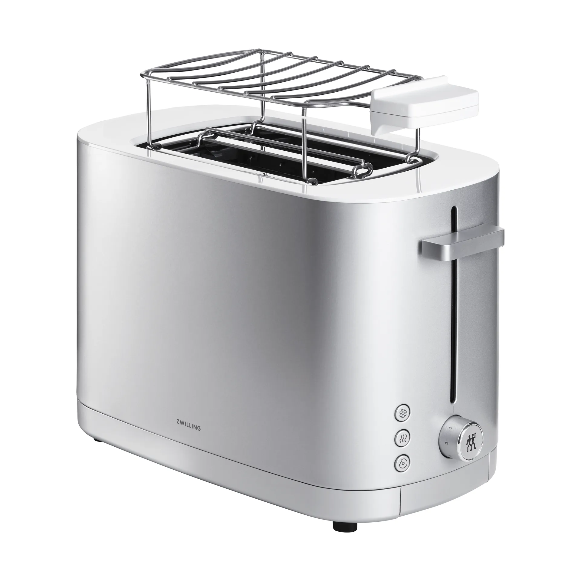 Zwilling Toaster mit Warmhaltefunktion 2 Schlitzen, Silber Zwilling