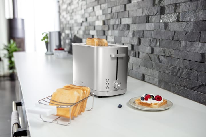 Zwilling Toaster mit Warmhaltefunktion 2 Schlitzen, Silber Zwilling
