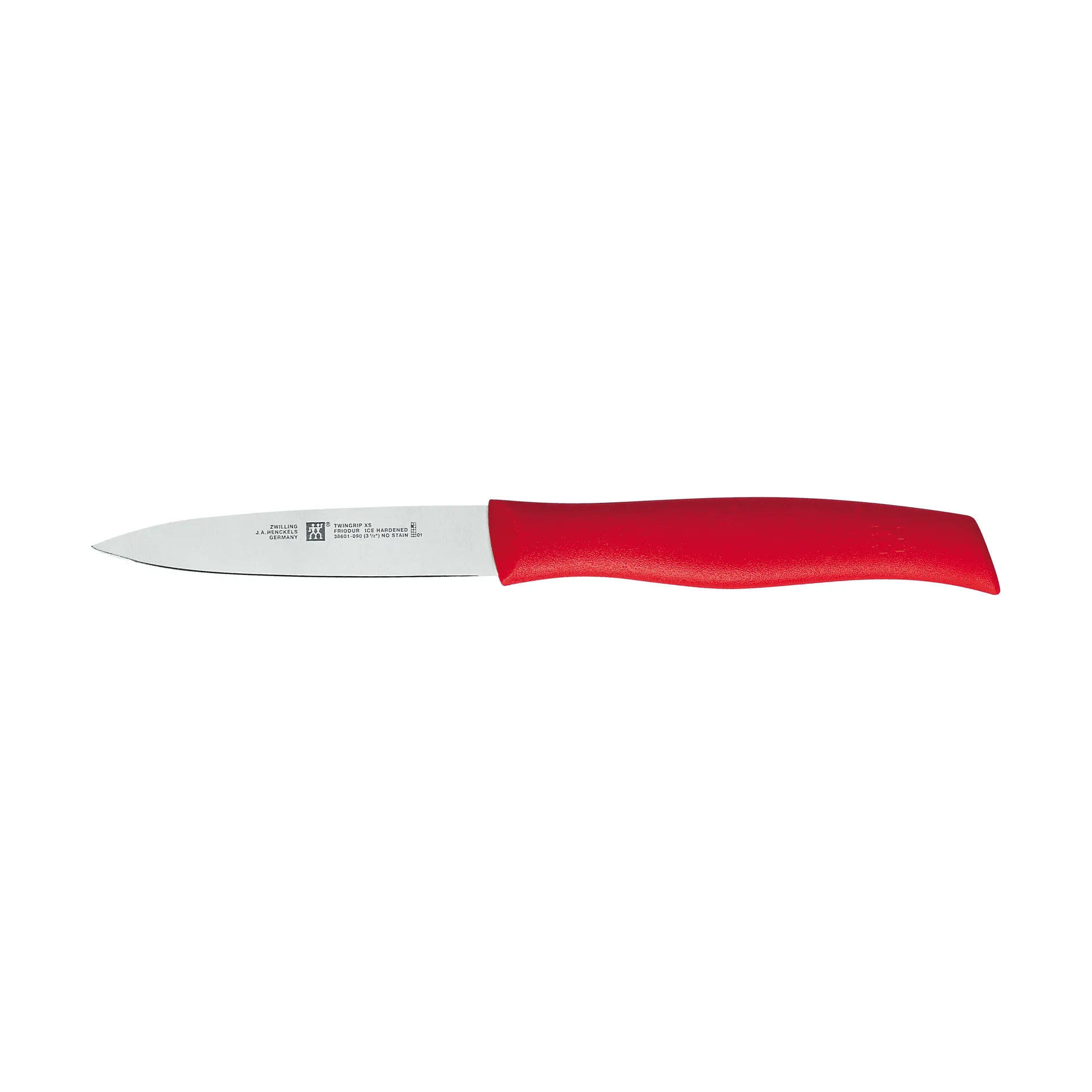 Zwilling Twin grip spitzes Gemüsemesser 9 cm, Rot-Edelstahl Zwilling