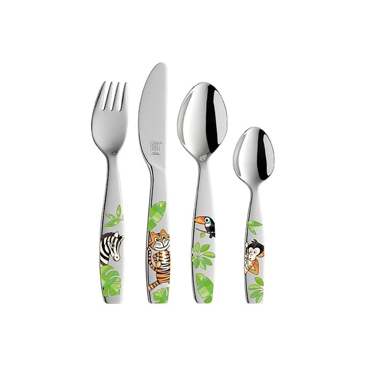 Zwilling Twin Kids Jungle Kinderbesteck 4 Teile - 4 Teile - Zwilling