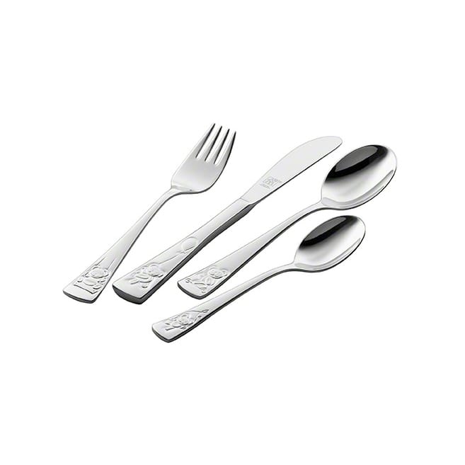 Zwilling Twin Kids Teddy Kinderbesteck 4 Teile, Edelstahl Zwilling