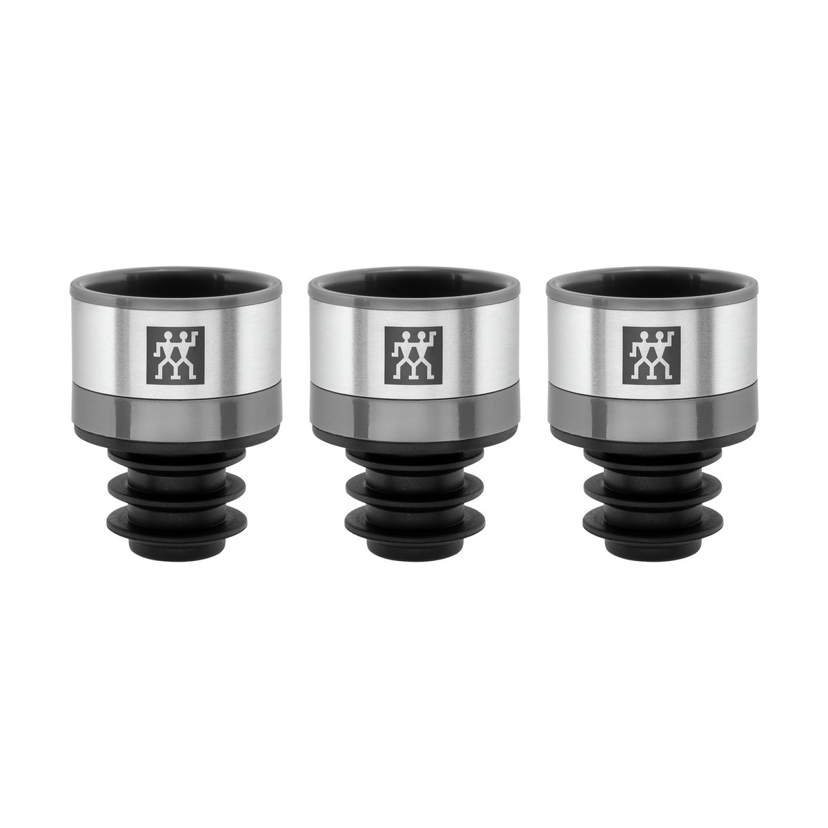 Zwilling Zwilling Vakuum Weinverschluss 3er-Pack Edelstahl