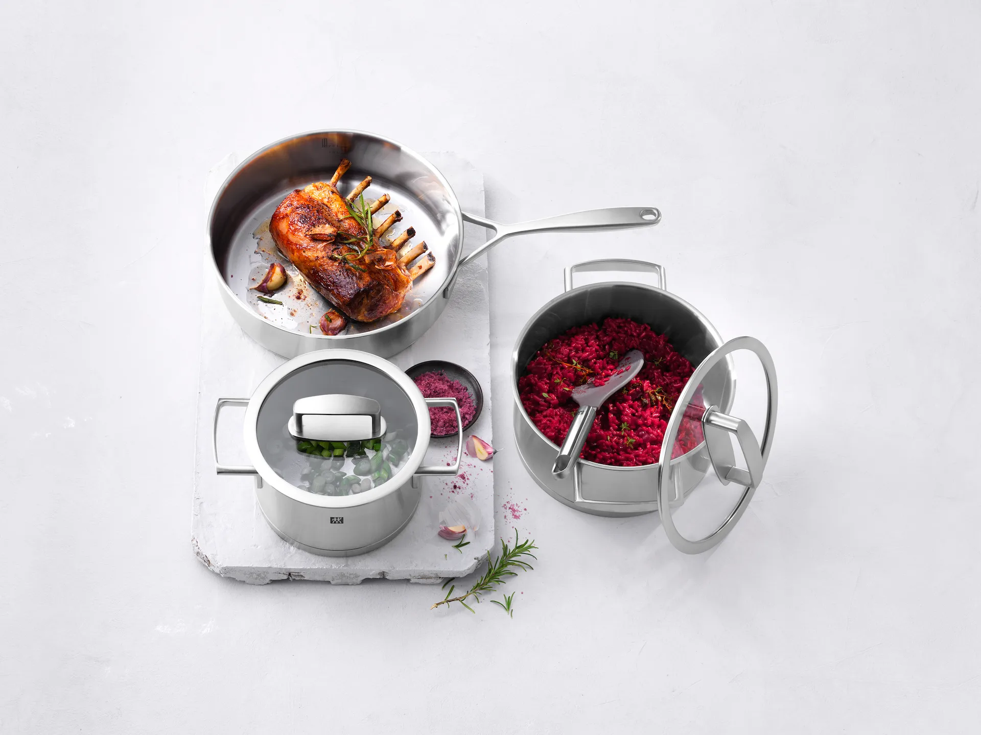 Zwilling Vitality Topfset 3 Teile, Edelstahl-klar Zwilling