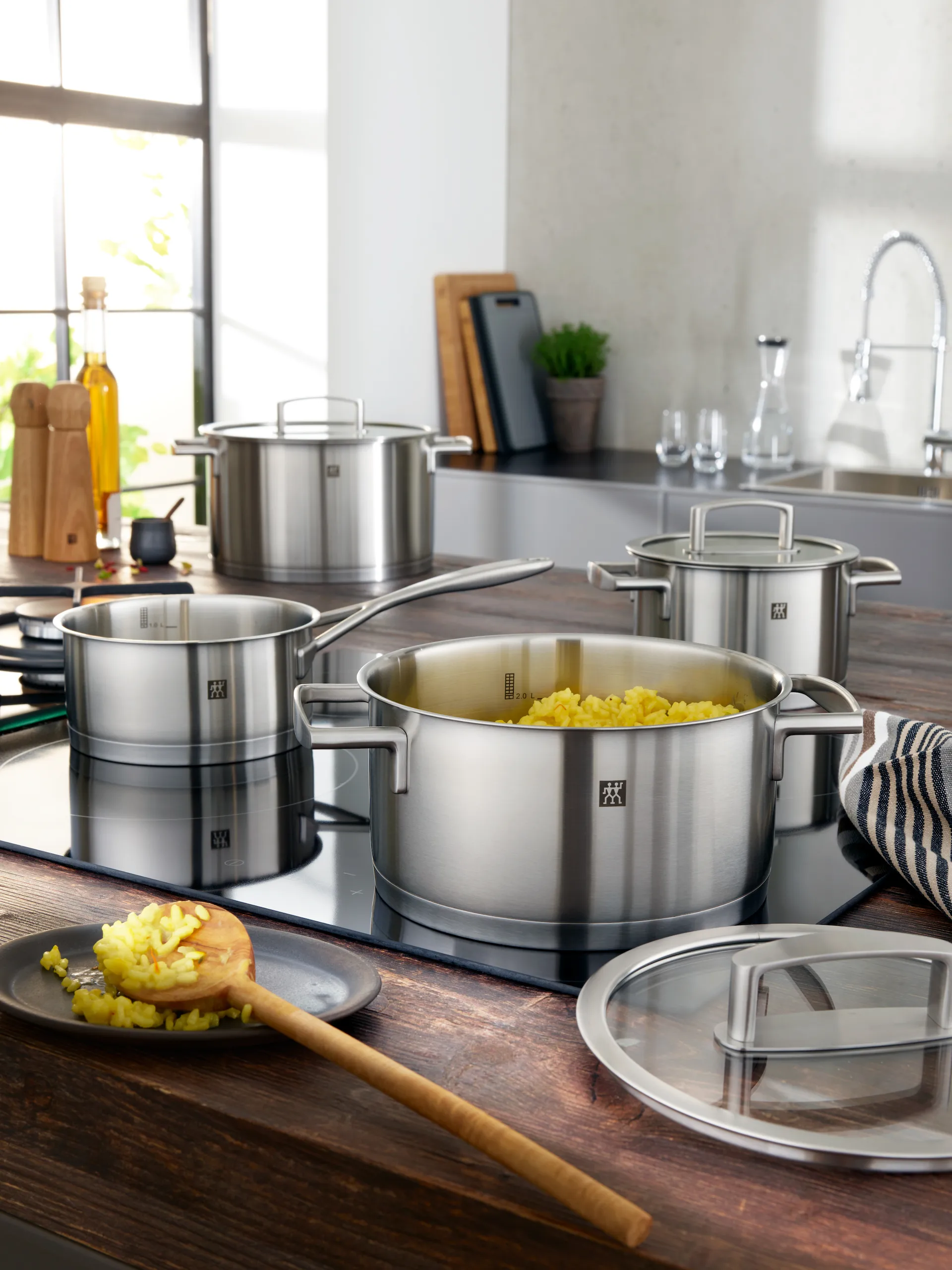 Zwilling Vitality Topfset 3 Teile, Edelstahl-klar Zwilling