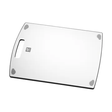 Zwilling wendbares Schneidebrett Kunststoff weiß-grau - 39x29x1,5 cm - Zwilling